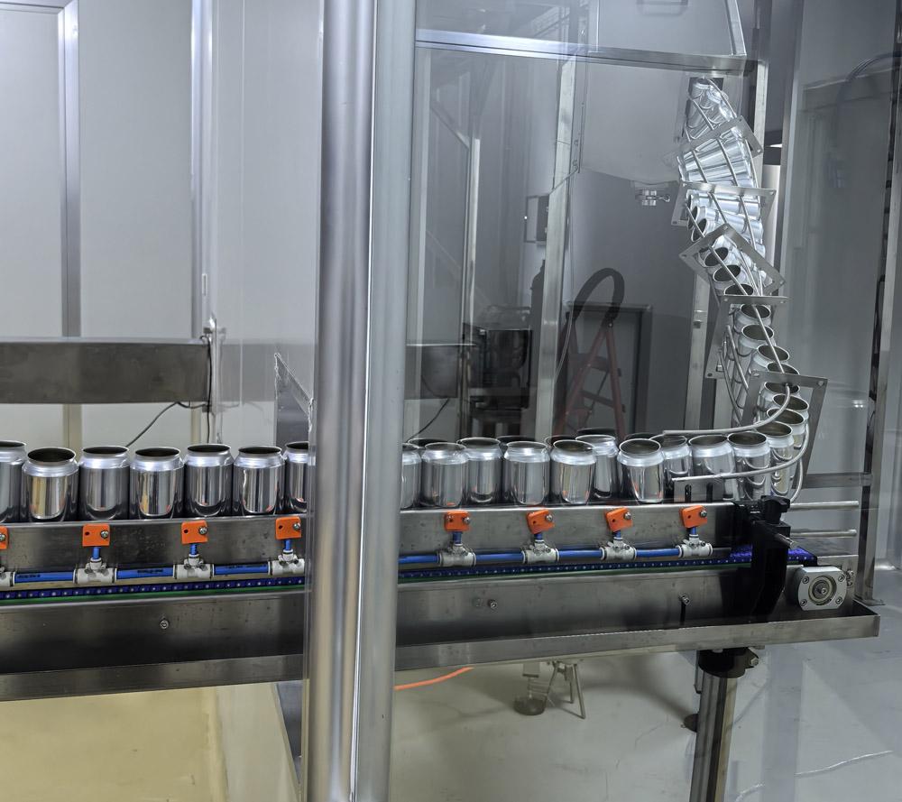  6-Station Beer Can Rinser, Filler and Seamer